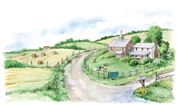 
Sometimes, it only takes an afternoon drive down a country lane to find the land of your dreams.
